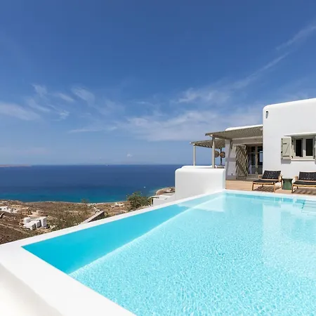 Modern Mykonos Private Pool Stunning View Villa Fanári