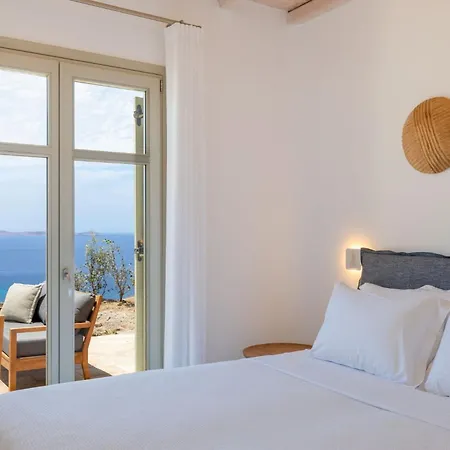 Modern Mykonos Private Pool Stunning View Villa Fanári