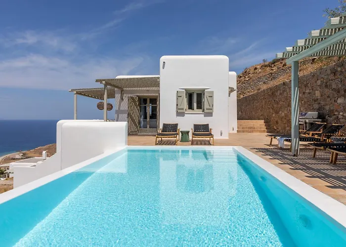 빌라 Modern Mykonos Private Pool Stunning View Fanari (Mykonos)