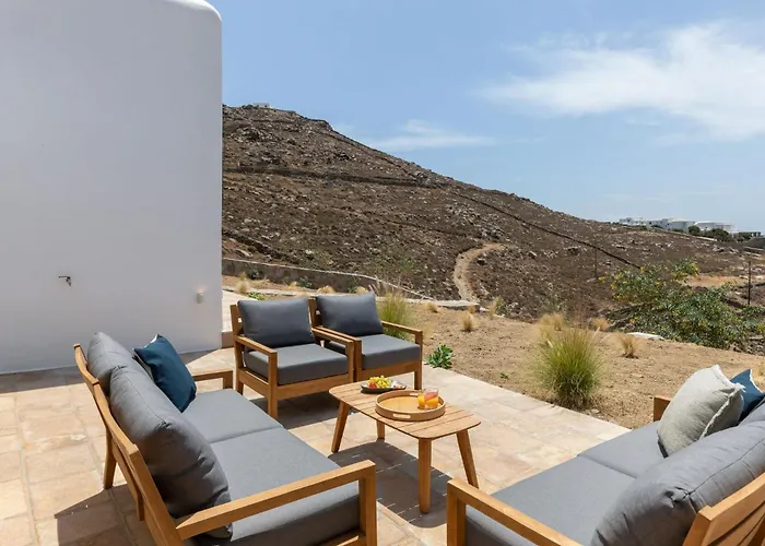 빌라 Modern Mykonos Private Pool Stunning View Fanari (Mykonos)