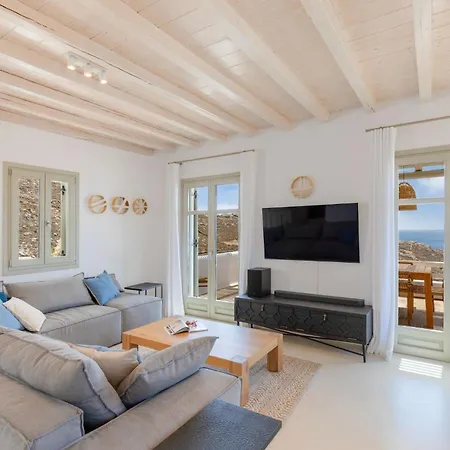 Modern Mykonos Private Pool Stunning View Φανάρι